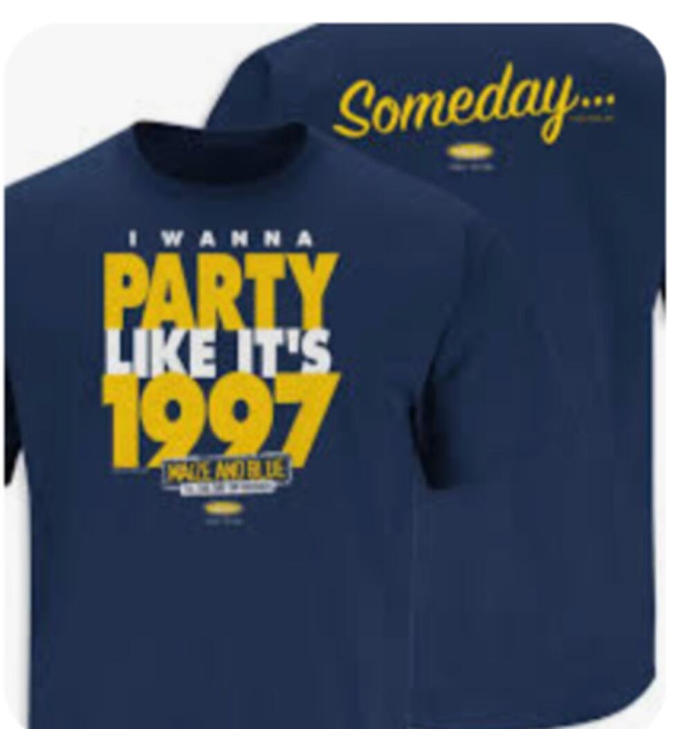Smack Apparel Shirt Mens 3XL Navy Blue I Wanna‎ Party Like It's 1997 Tee T-Shirt
